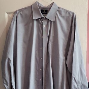 Stafford Men's Gray Shirt Size 19 36-37